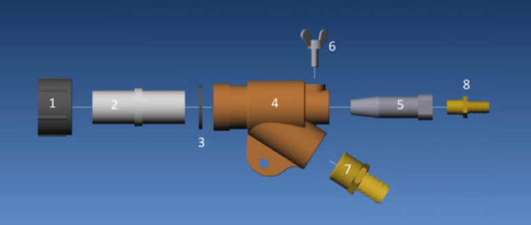 Airjet 4.8 mm Rustfri