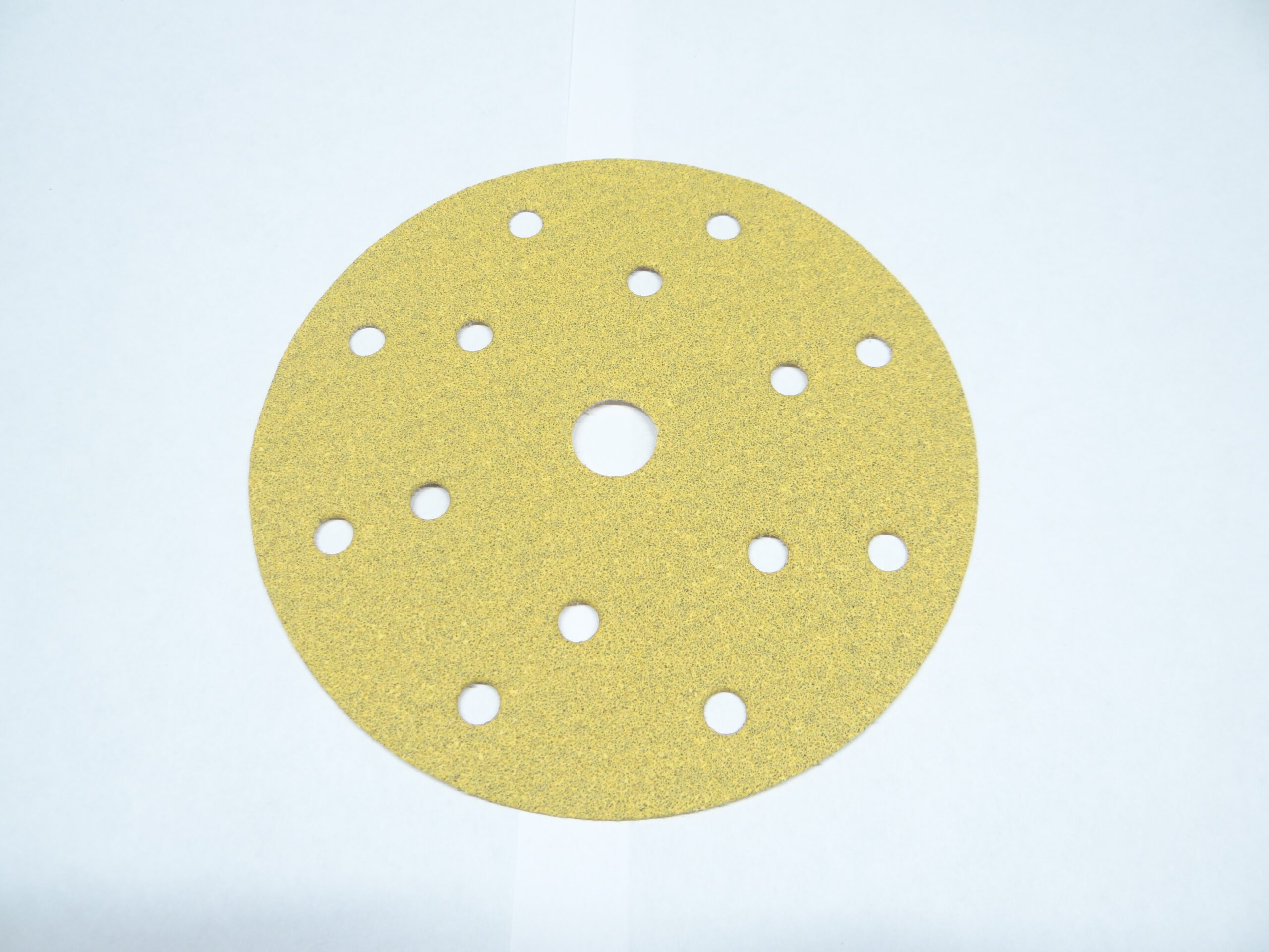 Slibepapir Rondel 15 hul P80 velcro gold