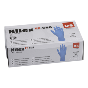 Handske Nilex pudderfri str. L/9 (100 stk.)