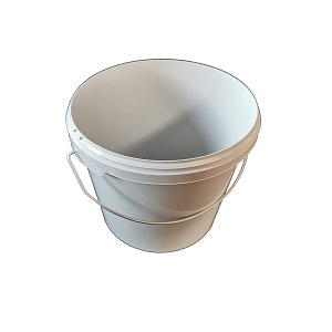 Plastspand 5 ltr. grå