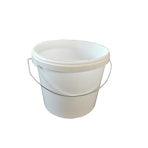 Plastspand 5 ltr. hvid - UDGÅR