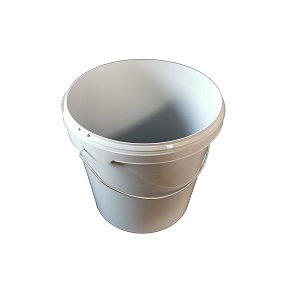 Plastspand 11 ltr. grå
