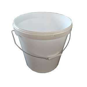 Plastspand 20 ltr. grå