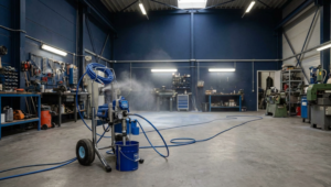 professionelle sprøjtesystemer til industrien. effektive løsninger til maling, spartel og overfladebehandling